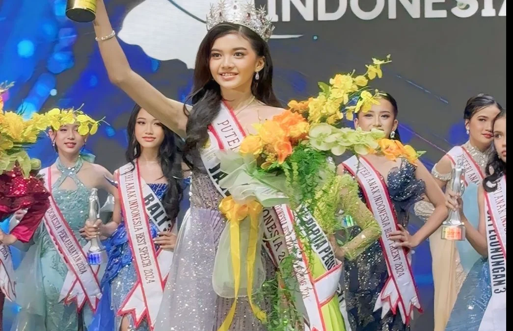 Cut Bianca Shaleeta berhasil meraih juara Putri Anak Indonesia 2024 mewakili Jawa Barat (Jabar 1) dengan mengalahkan 40 finalis dari berbagai provinsi.