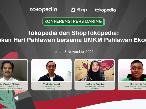 Tokopedia dan ShopTokopedia Rayakan Hari Pahlawan bersama UMKM Lokal dari Pulau Sumatra, Jawa, hingga Sulawesi