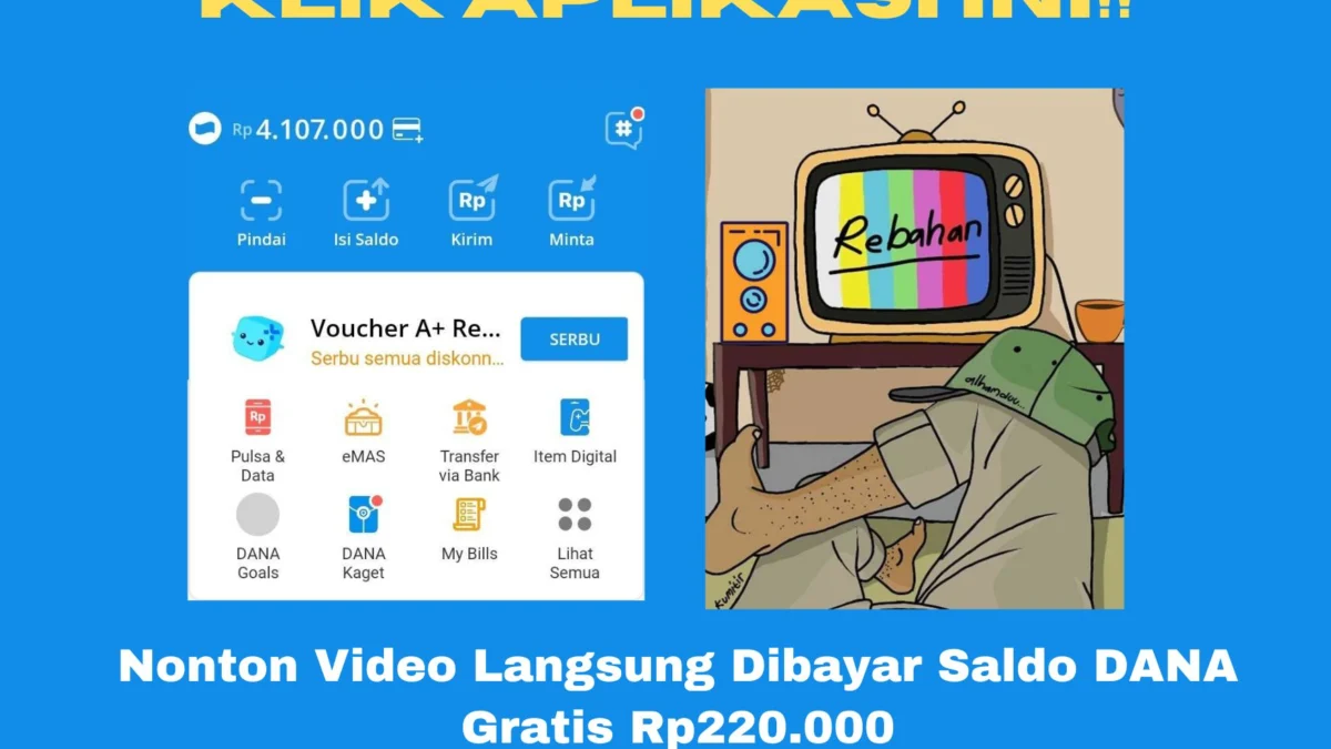 Berikut adalah cara untuk mendapatkan saldo DANA gratis Rp200.000 hanya dengan nonton video terbaru di 2024. Klik aplikasi ini sekarang!