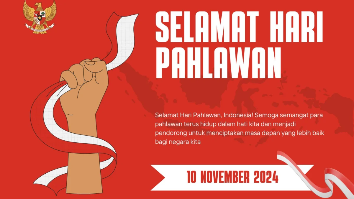 Berikut ini adalah link download twibbon memperingati hari pahlawan 10 November 2024 yang bisa kamu donwload disini secara gratis!