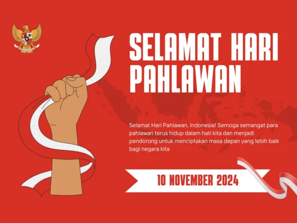 Berikut ini adalah link download twibbon memperingati hari pahlawan 10 November 2024 yang bisa kamu donwload disini secara gratis!