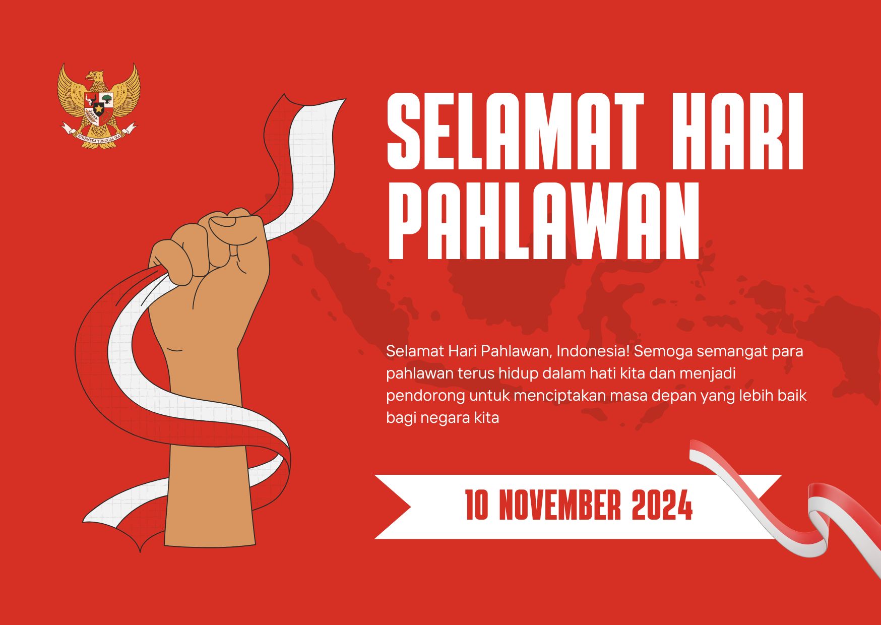 Berikut ini adalah link download twibbon memperingati hari pahlawan 10 November 2024 yang bisa kamu donwload disini secara gratis!