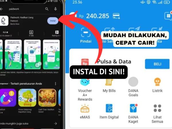 Aplikasi ini bisa dapat saldo DANA Gratis Rp200.000 dalam sehari hanya menonton menonton video youtube 30-60 detik, langsung cair.