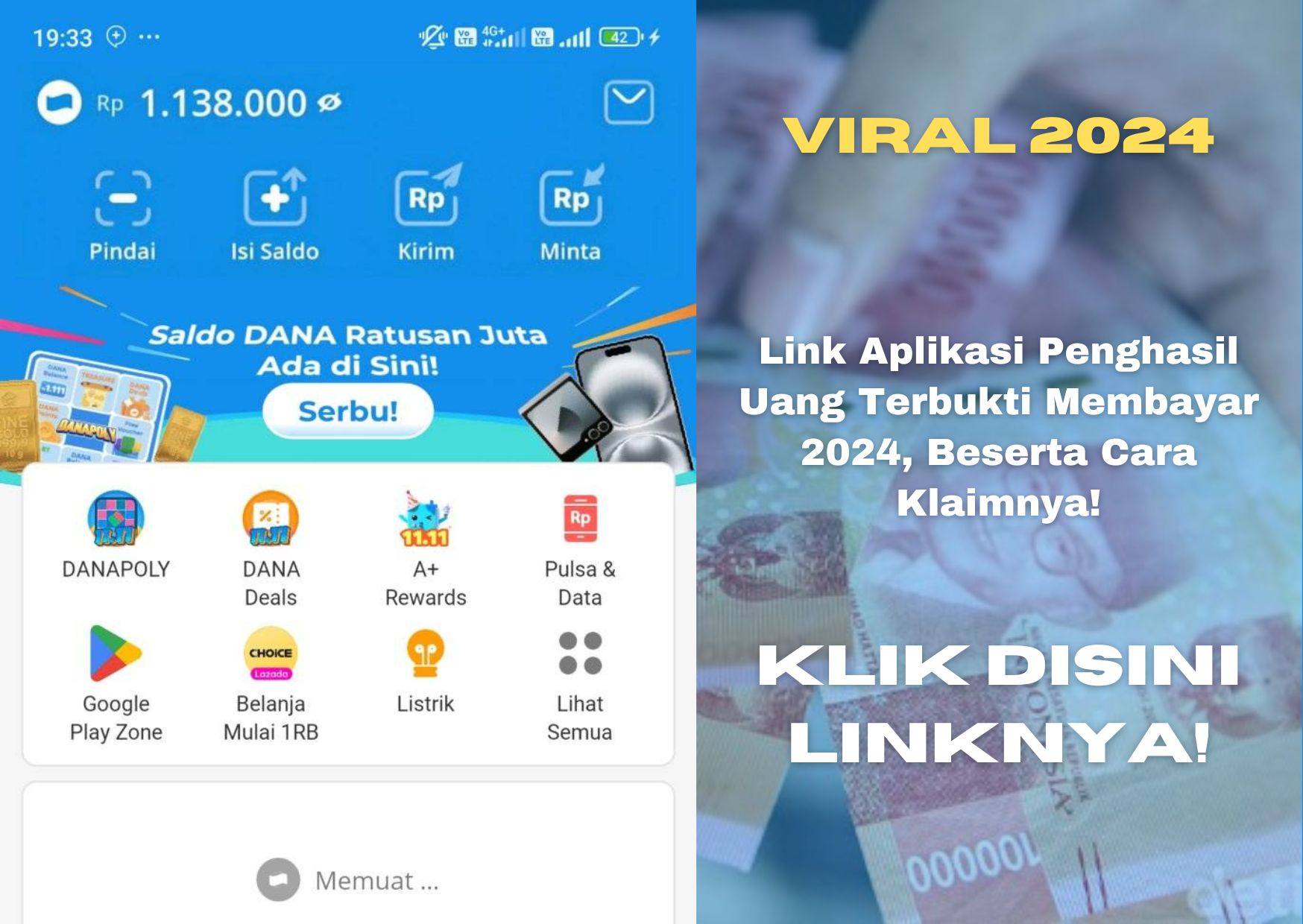 Cari uang dari internet dengan mudah melalui link aplikasi penghasil uang dan grup Telegram! Ini daftar grup terpercaya yang bisa bantu kamu hasilkan saldo DANA tanpa modal.