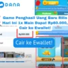 Berikut game penghasil uang baru rilis di November 2024, 1x main dapat Rp60.000 dan 10x main dapat Rp600.000. Langsung cair ke ewallet!