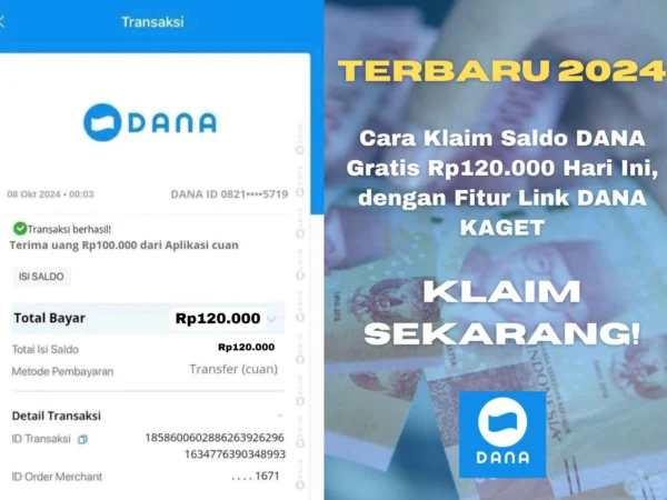 Ingin tahu gimana cara klaim saldo DANA gratis? Manfaatkan fitur DANA KAGET untuk dapatkan saldo dengan mudah hingga Rp120.000. Klik Disini!