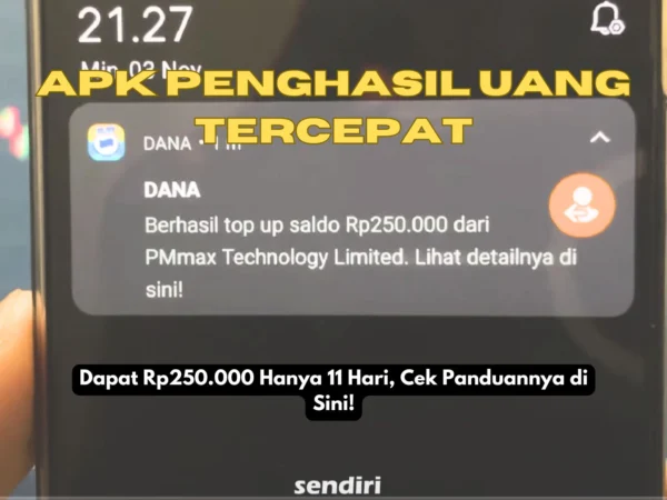 Kini ada apk penghasil uang yang bisa membantu Anda mengumpulkan saldo hanya dengan mengituri cara ini. Cek panduannya di sini.