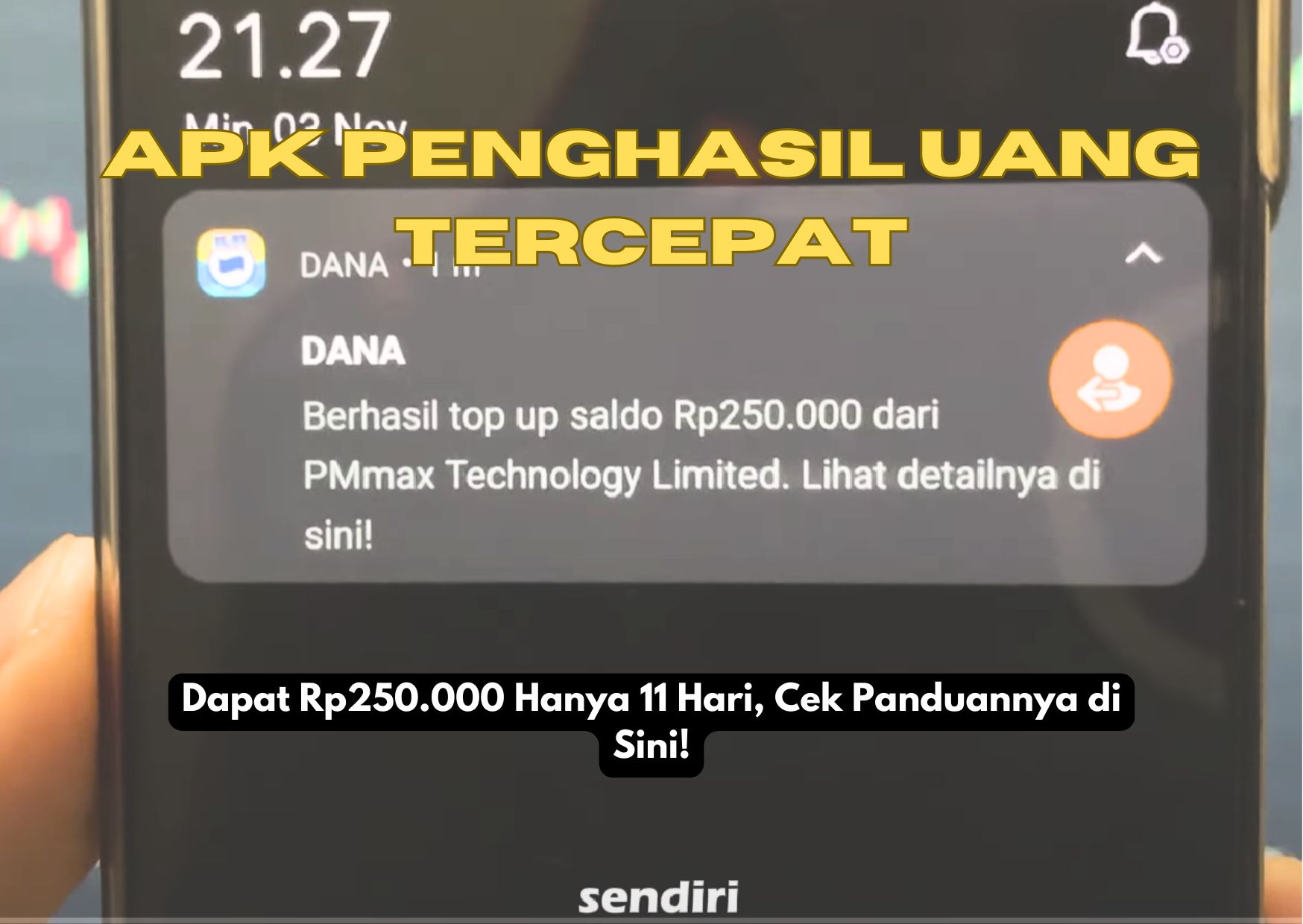 Kini ada apk penghasil uang yang bisa membantu Anda mengumpulkan saldo hanya dengan mengituri cara ini. Cek panduannya di sini.