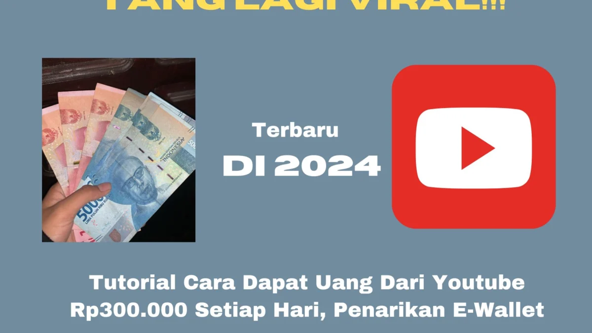 Berikut cara dapat uang dari Rp300.000 untuk mendapatkan penghasilan tambahan hanya menonton video YouTube melalui platform “Jasa View.”