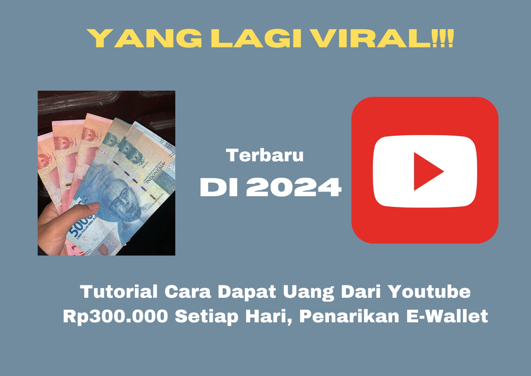 Berikut cara dapat uang dari Rp300.000 untuk mendapatkan penghasilan tambahan hanya menonton video YouTube melalui platform “Jasa View.”