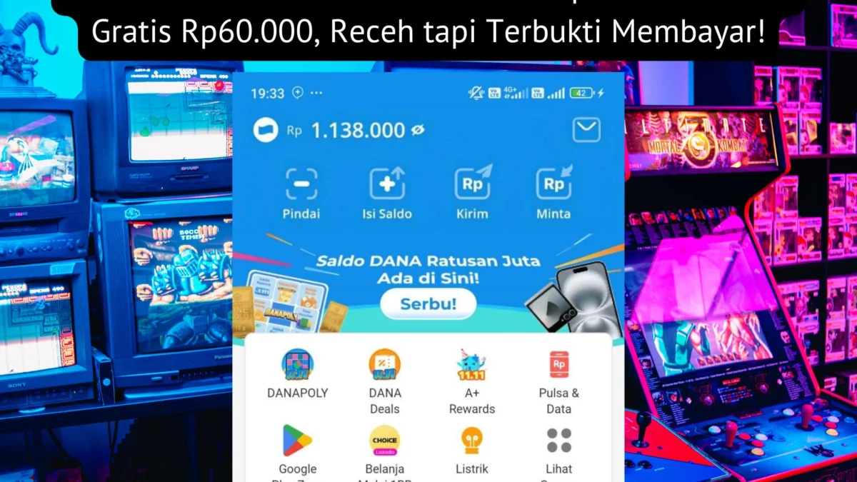 Begini cara main di 12 aplikasi game penghasil saldo DANA gratis langus dapat Rp60.000 dalam sehari. Receh yang terbukti membayar!