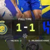 El Clasico antara Al Nassr vs Al Hilal berakhir imbang 1-1. Kedua tim bersaing ketat hingga peluit panjang dan berbagi poin di Al-Awwal Park.