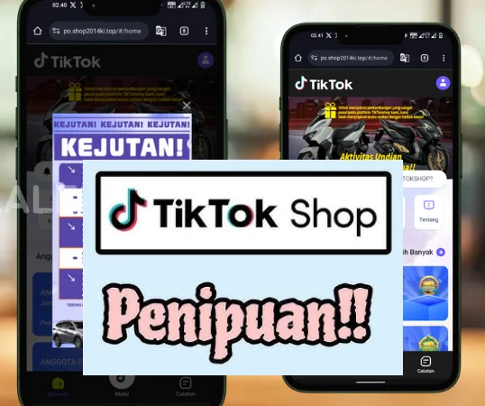 Aplikasi Tiktok Vip Shop Scam Penipuan! Kenali Ciri-cirinya