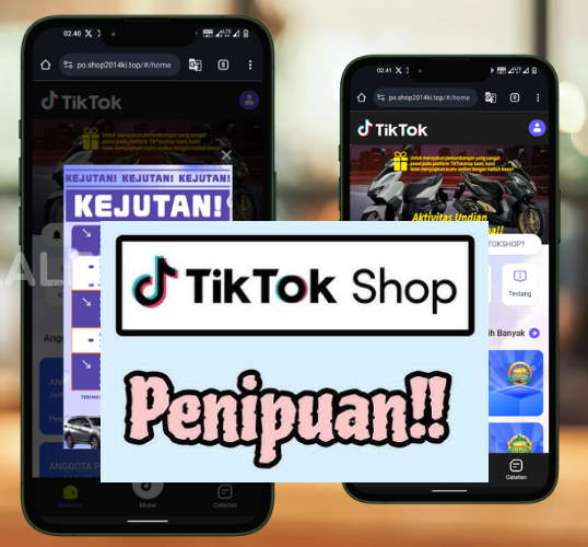 Aplikasi Tiktok Vip Shop Scam Penipuan! Kenali Ciri-cirinya