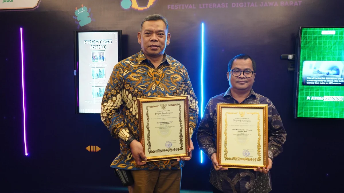 Pemerintah Kabupaten Bogor sukses meraih dua penghargaan bergengsi di ajang Humas Jabar Award 2024