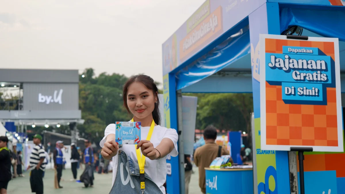 Telkomsel melalui by.U Dukung Industri Kreatif pada Event Clothing Ternama Kickfest Bandung 2024