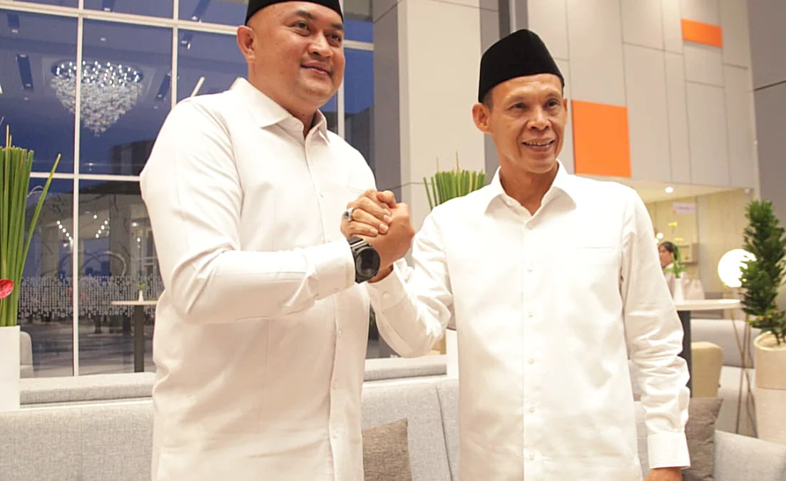 Calon Bupati (Cabup) dan Wakil Bupati Bogor nomor urut 1, Rudy Susmanto dan Ade Ruhandi