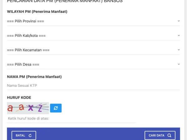 UPDATE DTKS! NIK KTP Anda Terdaftar Penerima Bansos PKH dan BPNT 2024 dari Kemensos