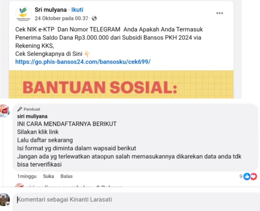 Benarkah Bansos PKH 2024 Cair Lewat Telegram? Waspada Penipuan Mengatasnamakan Bansos Kemensos