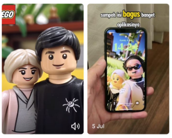 Tren Filter Lego Online AI Photo Viral di TikTok