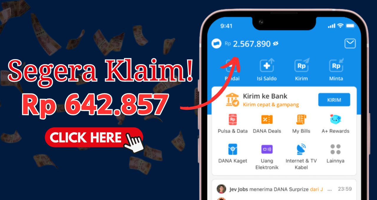 Ambil Saldo DANA Rp 642.857 Gratis Langsung Cair! Berikut Aplikasinya