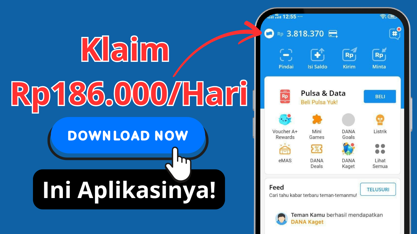 Lumayan Saldo Rp186.000 Perhari ke DANA, Cobain Aplikasinya!