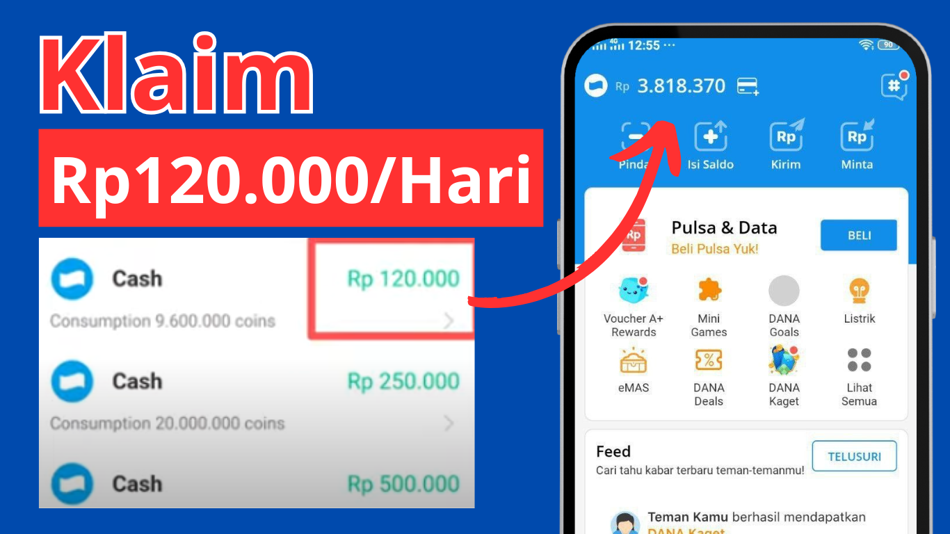 Tanpa Ribet Klaim Saldo DANA Rp 120.000 Gratis Tiap Hari, Buktikan Sendiri!