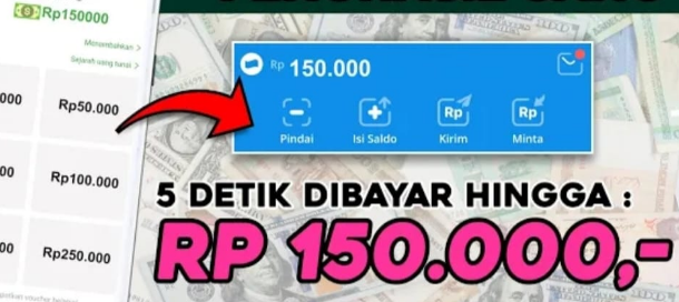 Cara Dapat Uang Rp 150.000 Per Hari Siap Diambil, Begini Gak Pake Ribet