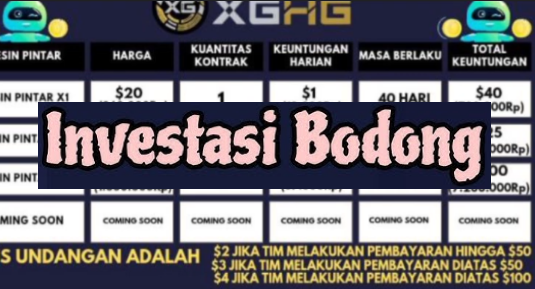 Waspada! Aplikasi XGHG Penghasil Uang Atau Penipuan Investasi Bodong?