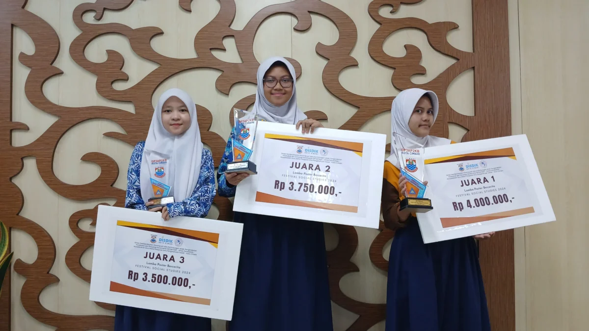 Para Juara Umum Festival Social Study Sekolah Siaga Kependudukan 2024, Cetak Prestasi melalui Kreativitas para Siswa SMP se-Cimahi (Mong)