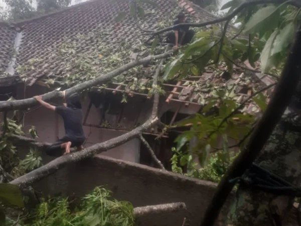 Angin kencang terjang Kabupaten Bandung Barat, puluhan rumah alami kerusakan