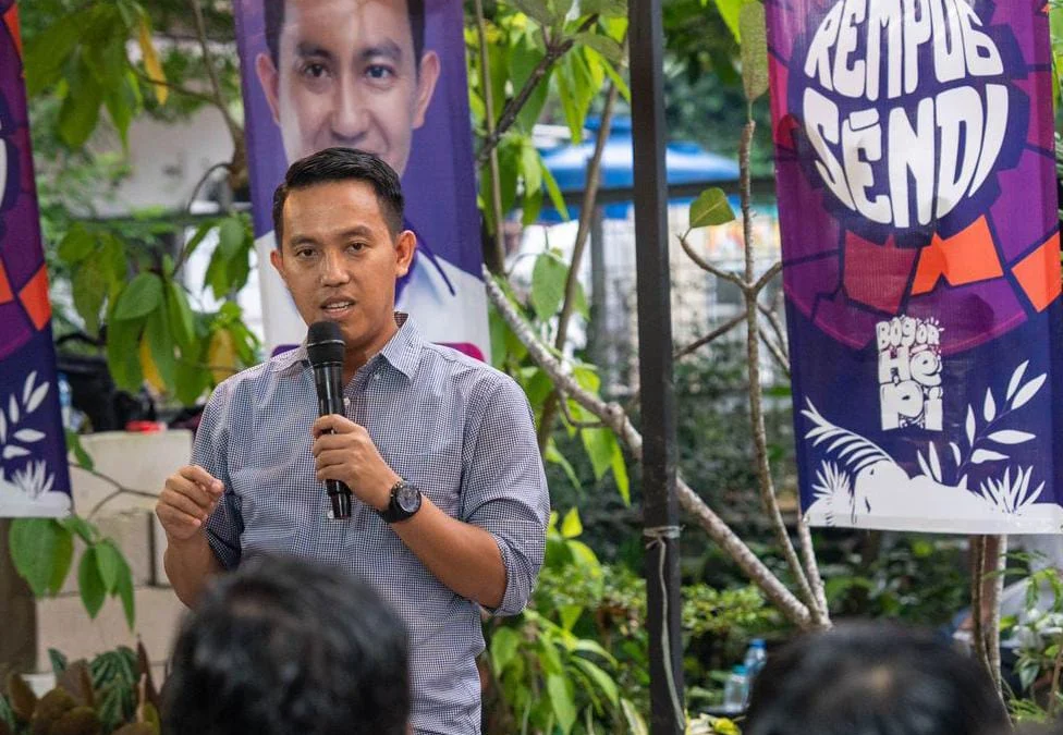 Calon Wali Kota Bogor, Nomor Urut 1, Sendi Fardiansyah. (Yudha Prananda / Jabar Ekspres)