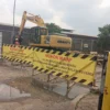 PROGRES: Area kawasan proyek kolam retensi di sekitar Pasar Induk Gedebage, Kota Bandung. (Nizar/Jabar Ekspres)