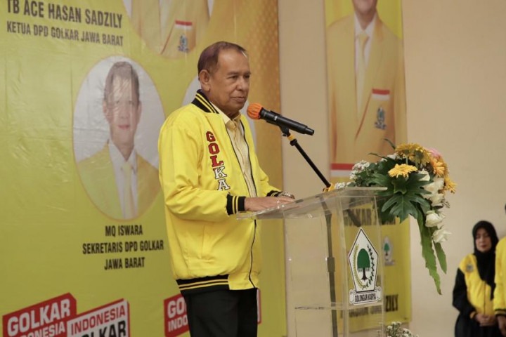 Wakil Ketua DPRD Kota Cimahi dan Ketua DPD Golkar Cimahi, Ali Hasan