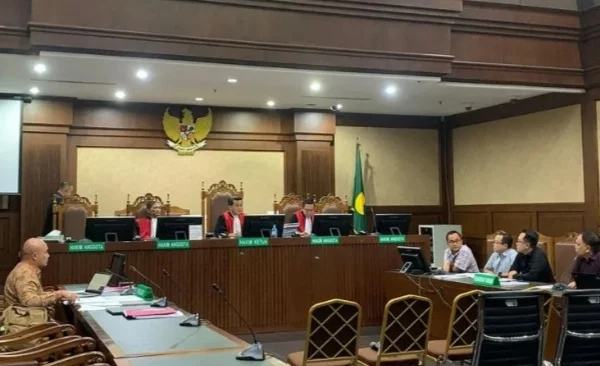 Sidang Gugatan keberatan keluarga terpidana Rafael Alun Trisambodo atas perampasan aset di Pengadilan Negeri Jakarta Pusat, Kamis (7/11). (foto/ANTARA)