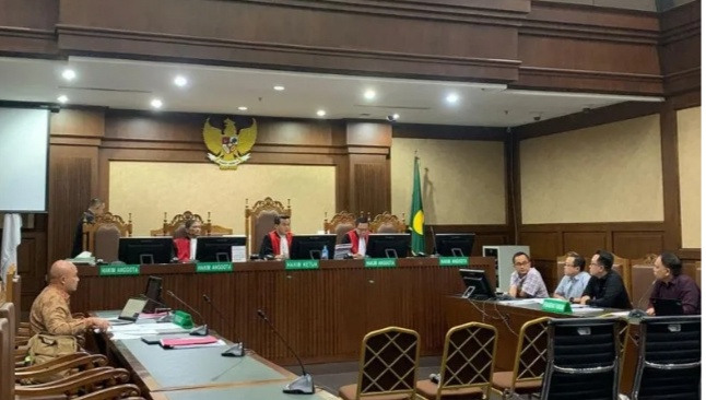 Sidang Gugatan keberatan keluarga terpidana Rafael Alun Trisambodo atas perampasan aset di Pengadilan Negeri Jakarta Pusat, Kamis (7/11). (foto/ANTARA)