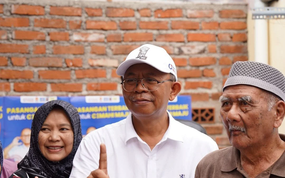 Calon Wali Kota Cimahi Nomor Urut Satu, Dikdik Suratno Nugrahawan saat Bersama Masyarakat (mong)