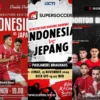 50+ Tempat Nobar Indonesia vs Jepang di Jakarta, Hari ini, 15 November 2024