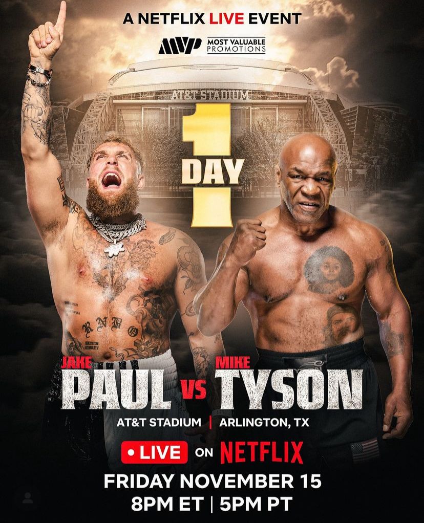 Live Streaming Duel Spektakuler Mike Tyson vs Jake Paul, Hari ini, 16 November 2024