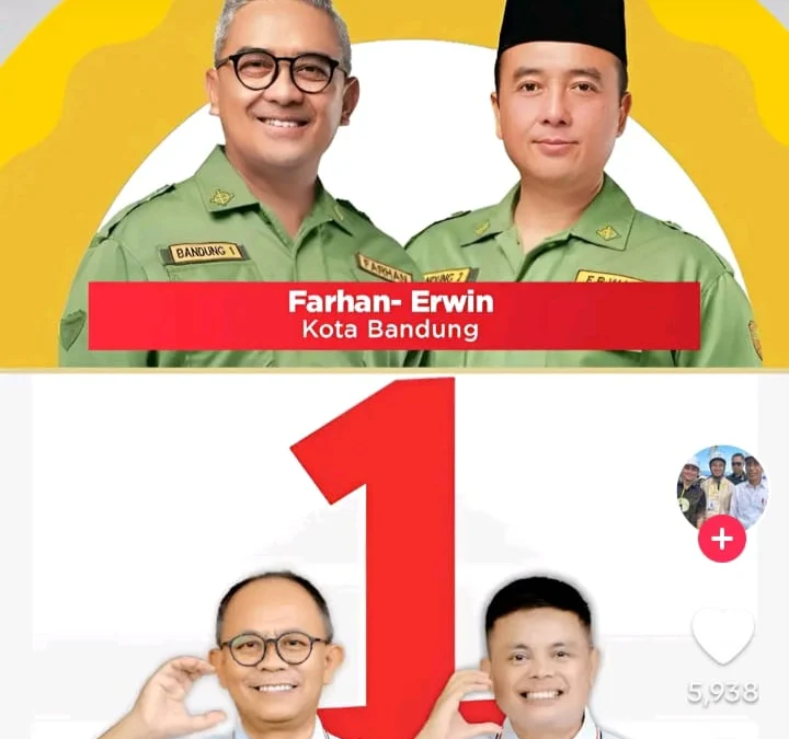 Viral di TikTok! Prediksi Pemenang Pilkada Jabar 2024, Dikdik-Bagja Masuk Favorit di Cimahi!