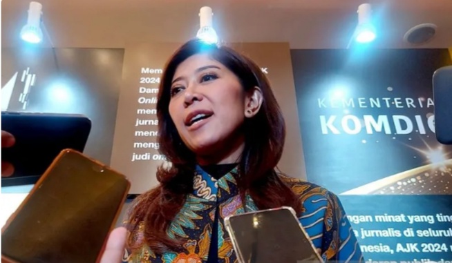 Menteri Komunikasi dan Digital Meutya Hafid. (Foto/ANTARA)