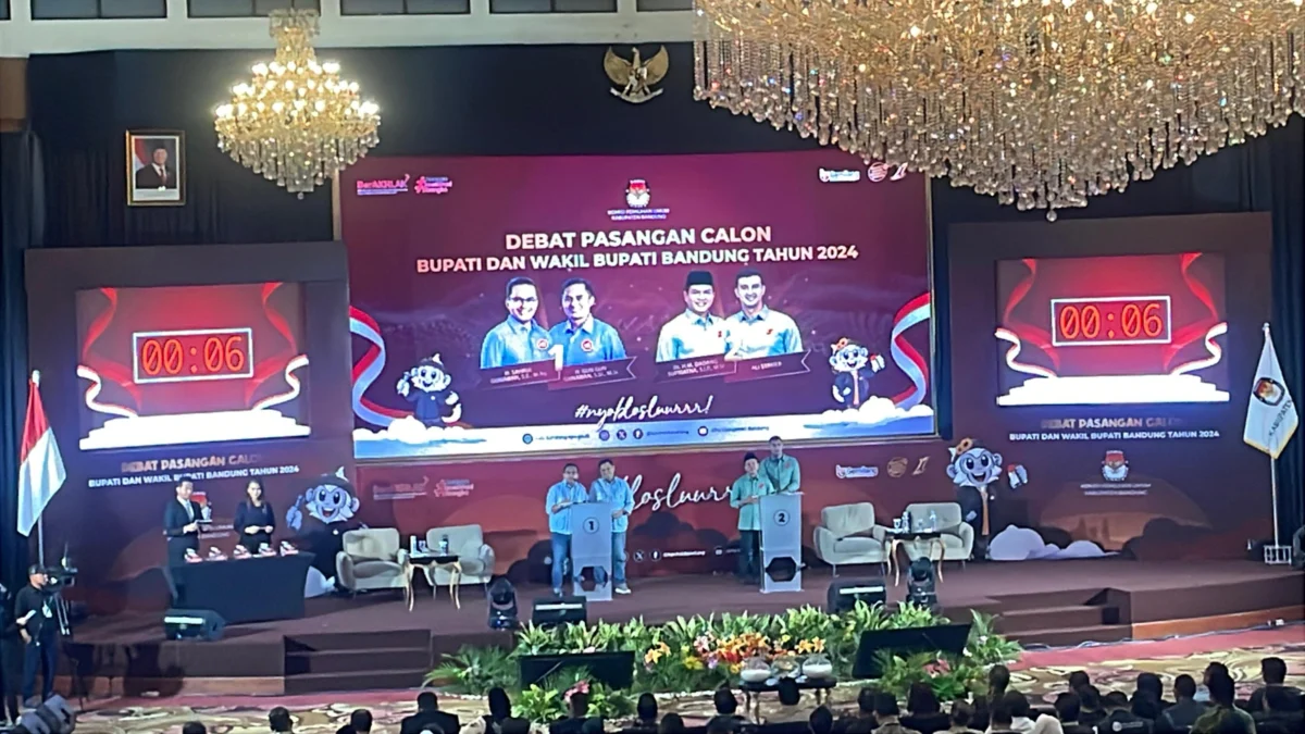 Debat Kedua Pilbup Bandung, Dua Paslon Pastikan Sinergi Kerja Sama dengan Pemerintah Pusat