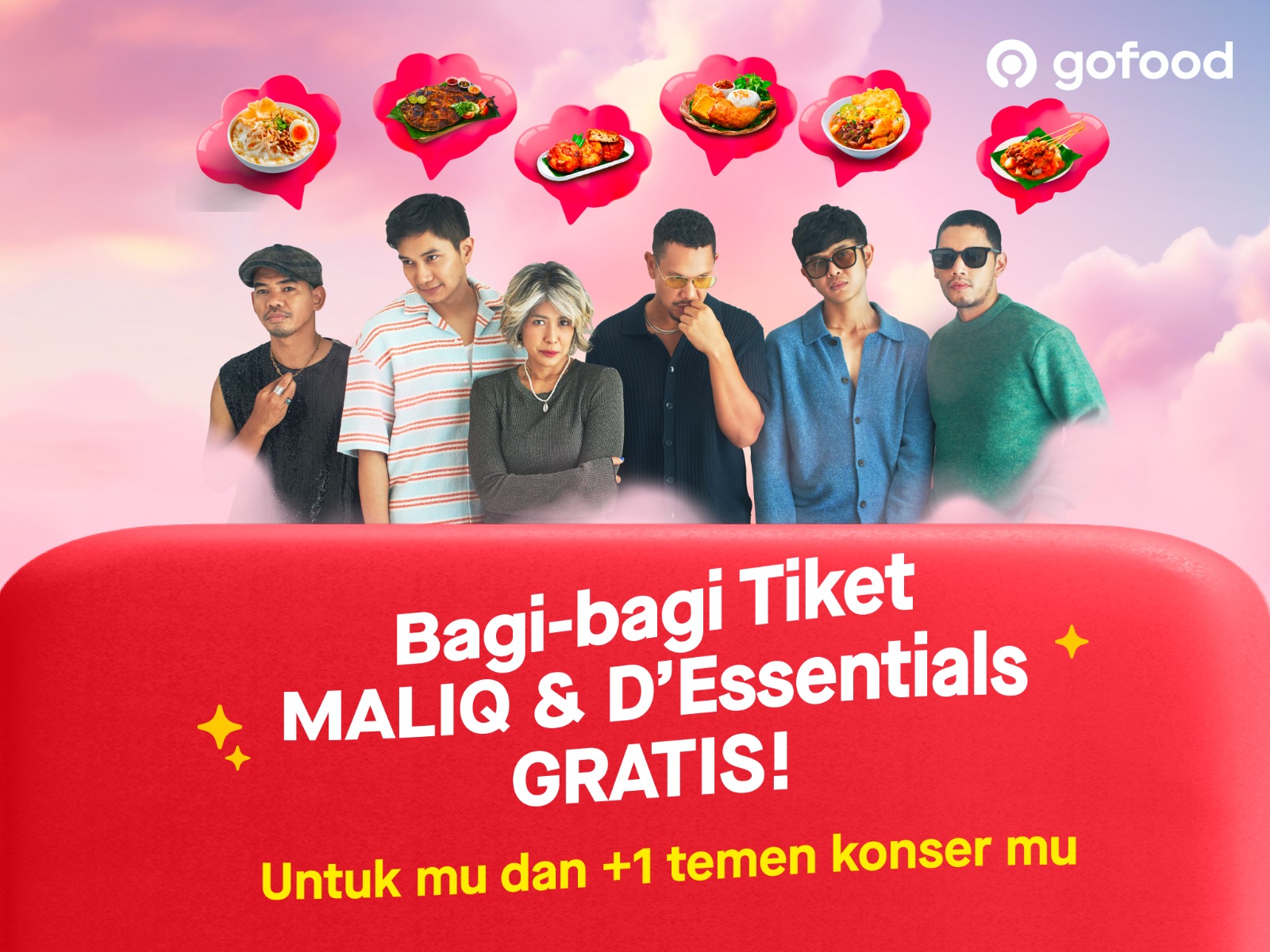 Perbanyak Transaksi di GoFood, Menangkan Pengalaman Eksklusif Konser MALIQ & D’Essentials