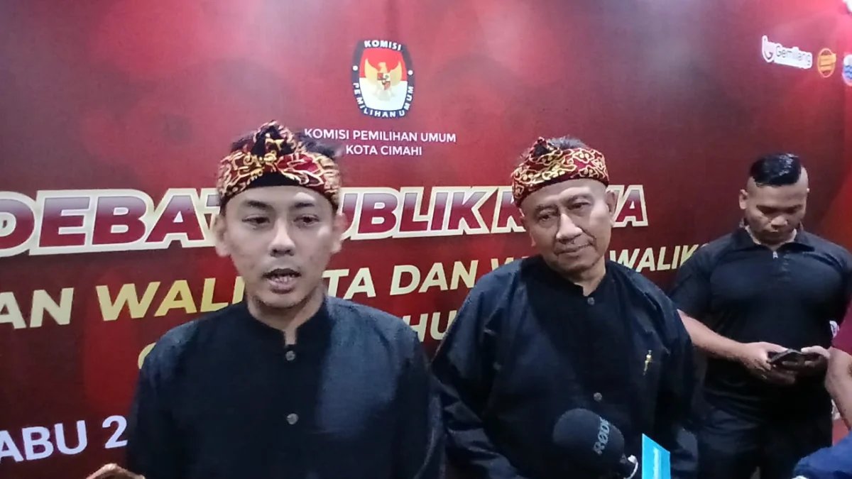 Paslon Nomor Urut 3, Bilal Insan dan A. Mulyana saat Tanyakan soal Pemerintahan yang Bersih pada Paslon 1, Dikdik-Bagja dalam Debat Publik Kedua (mong)