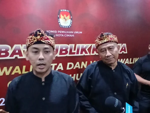 Paslon Nomor Urut 3, Bilal Insan dan A. Mulyana saat Tanyakan soal Pemerintahan yang Bersih pada Paslon 1, Dikdik-Bagja dalam Debat Publik Kedua (mong)