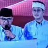 Pasangan Calon Wali Kota dan Wakil Wali Kota Nomor Urut 2, Ngatiyana dan Adithia Yudhistira saat Debat Pamungkas Pilkada Cinahi 2024 (mong)