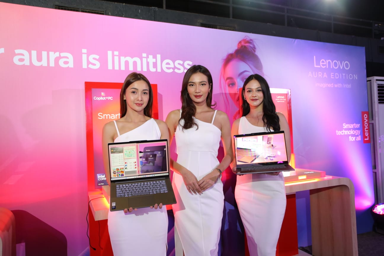 Lenovo Hadirkan Aura Edition dan Jajaran Laptop Copilot+ PC di Indonesia