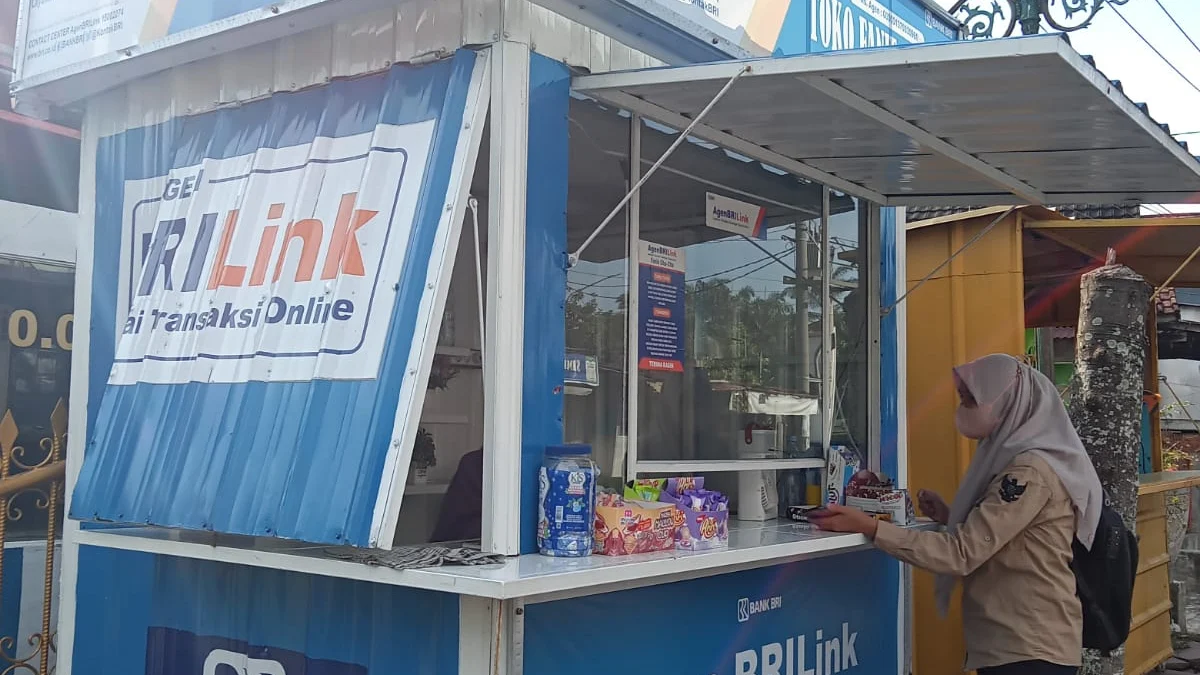 Salah satu agen BRILink di Prabumulih