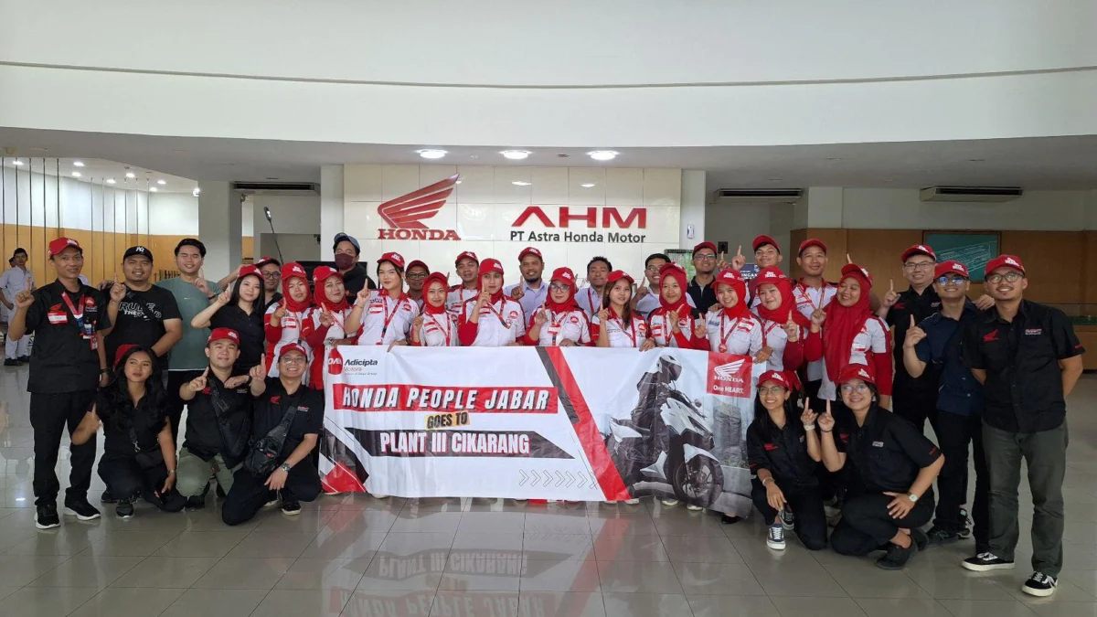 DAM Ajak Frontline People Honda Kunjungi Pabrik Honda di Cikarang