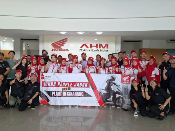 DAM Ajak Frontline People Honda Kunjungi Pabrik Honda di Cikarang